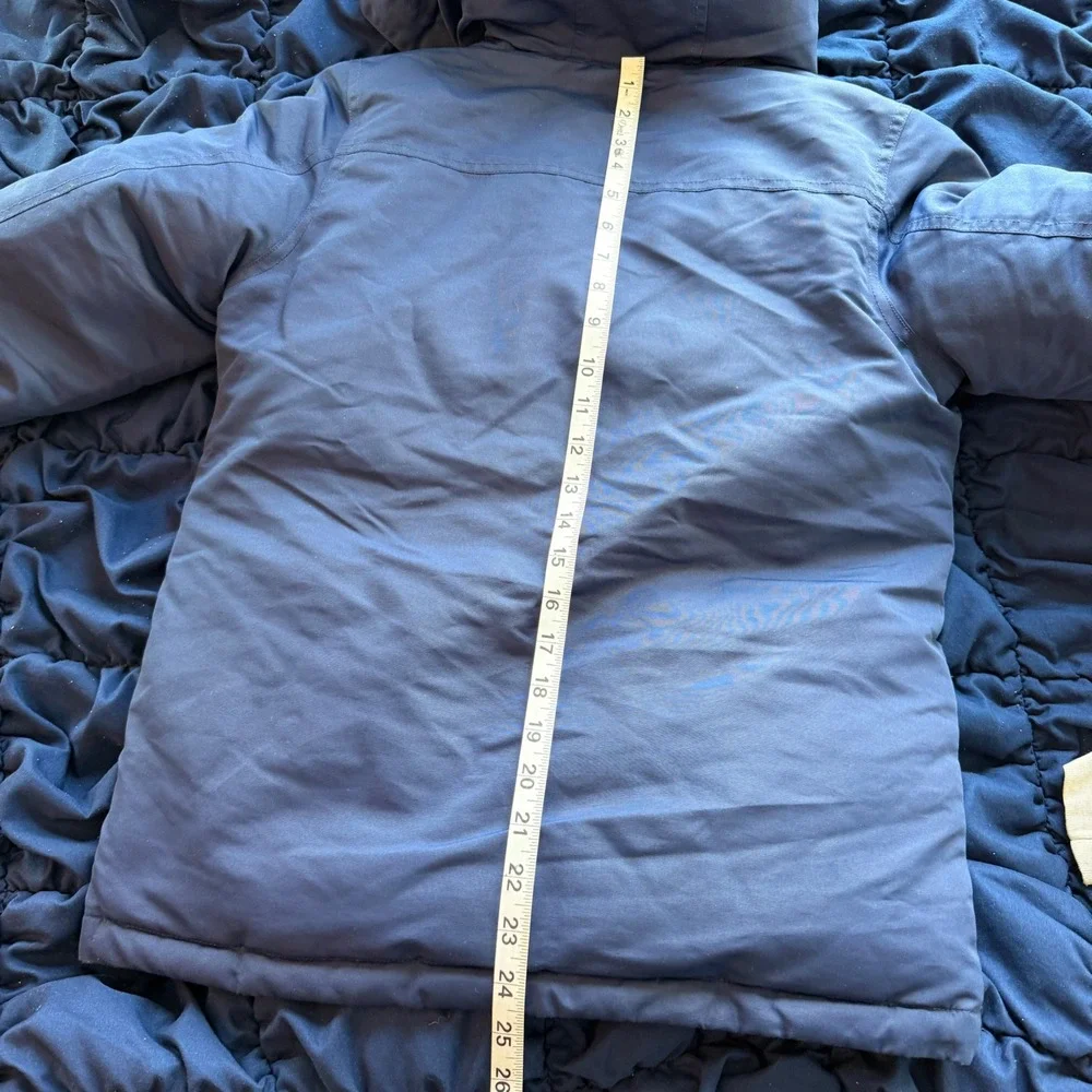 Polo Ralph Lauren Boys Navy Blue Sherpa Lined Hooded Parka Jacket Size M 10-12